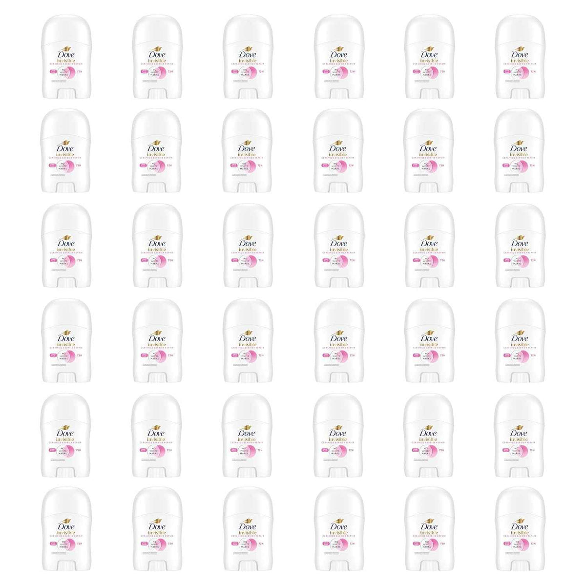 Dove Advanced Care Antiperspirant Deodorant Stick for Women Pack of 36 Clear Finish Trial and Travel Size 0.5 oz | Advanced Care Trial and Travel Size