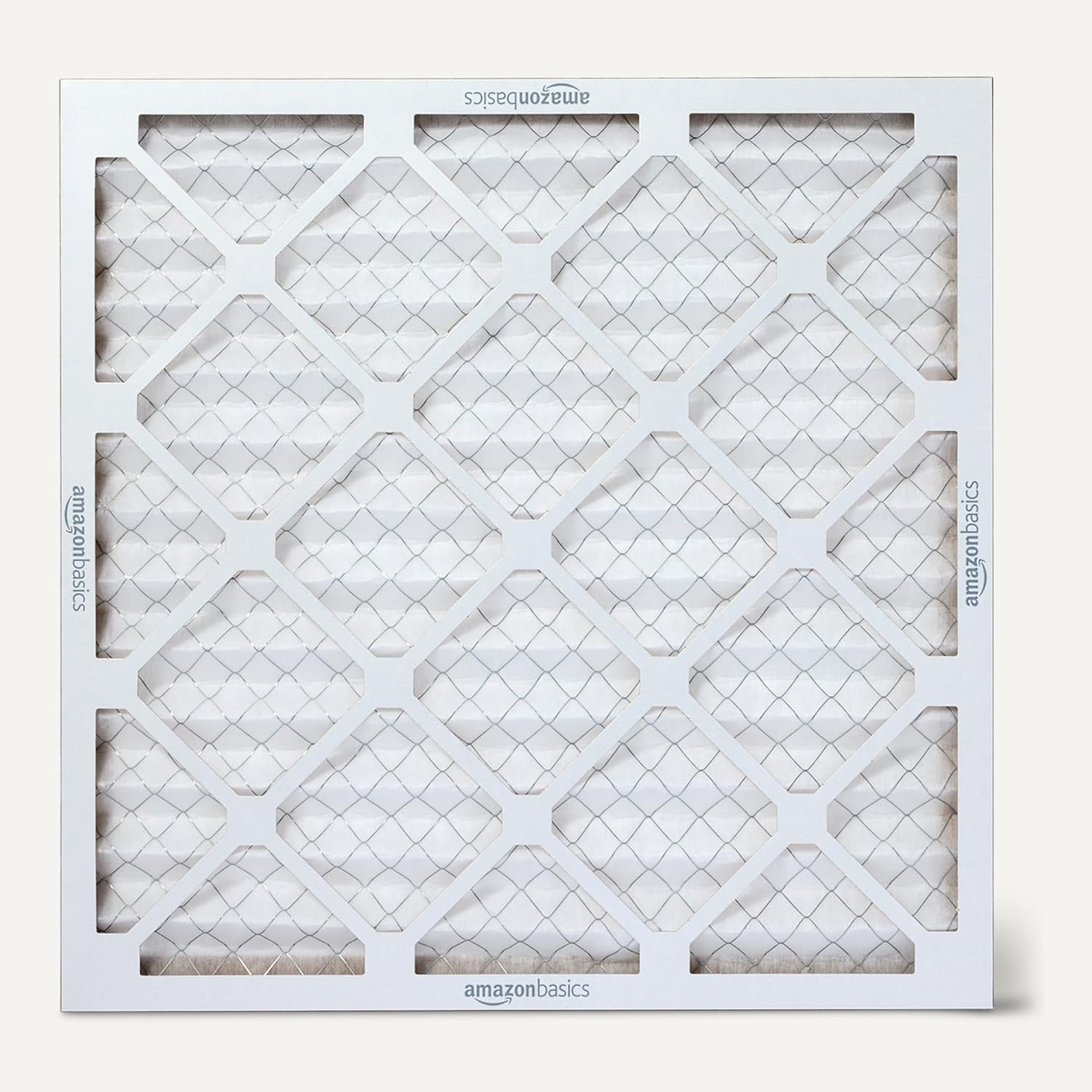 Amazon Basics MERV 5 AC Furnace Air Filter, 20x20x1 inches, 6-Pack (Actual size: 19.75" x 19.75" x 0.75")