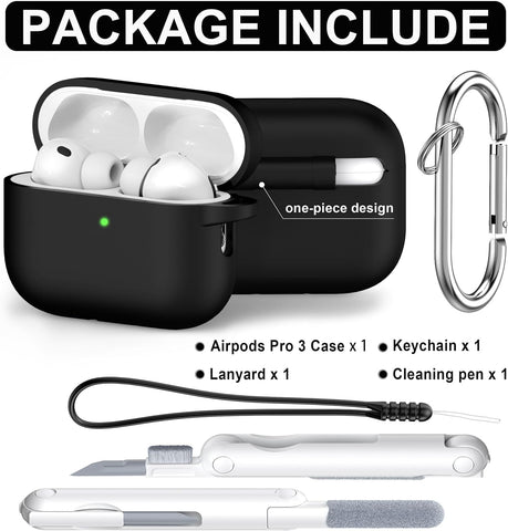 for AirPods Pro 3 Case with Cleaner Kit