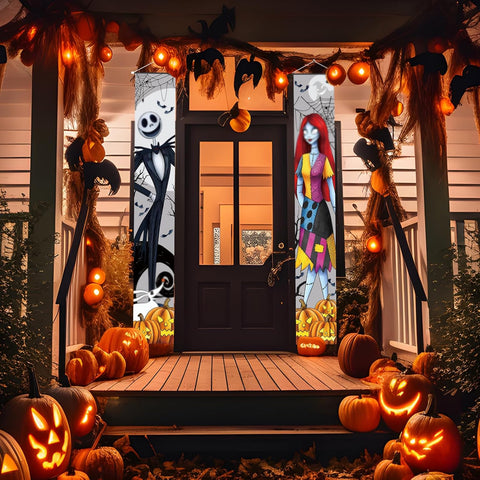 Halloween Decorations Outdoor Hanging Halloween Nightmare Banner