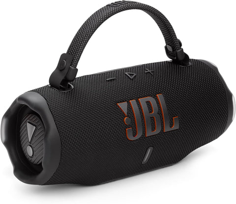 JBL Charge 6 Portable Bluetooth Speaker, Waterproof, Drop-Proof - Black