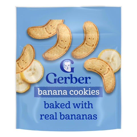 Gerber Toddler Banana Cookies Snack, 5 Oz, 4 Pack