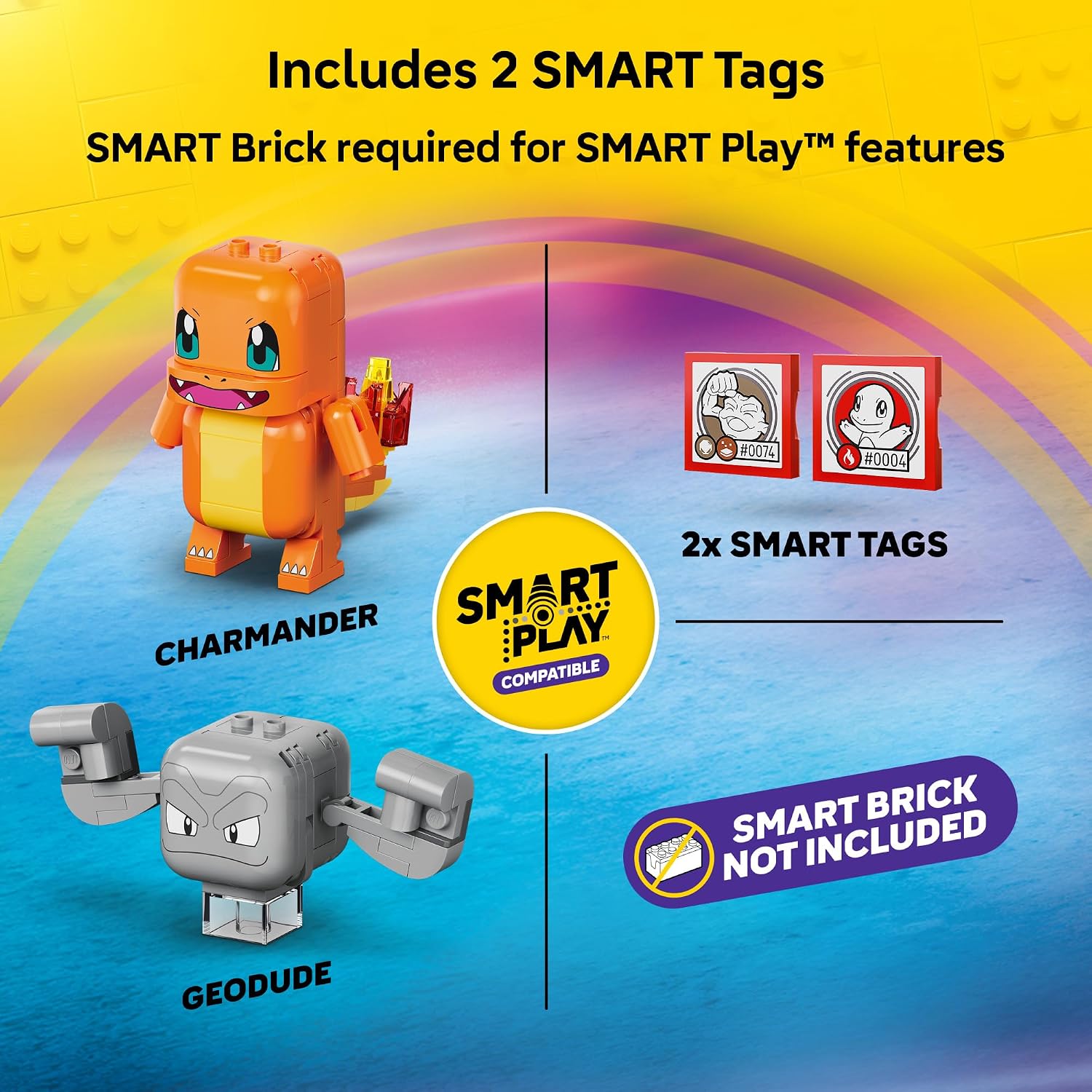 LEGO Pokémon SMART Play: Charmander and Geodude's Cavern Clash 72157