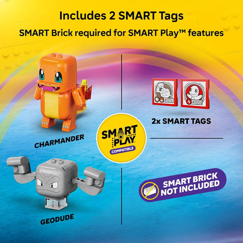 LEGO Pokémon SMART Play: Charmander and Geodude's Cavern Clash 72157