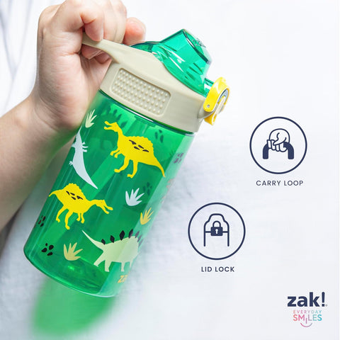Zak Designs Bluey Sage 16oz Leak-Proof Straw Kids Water Bottle