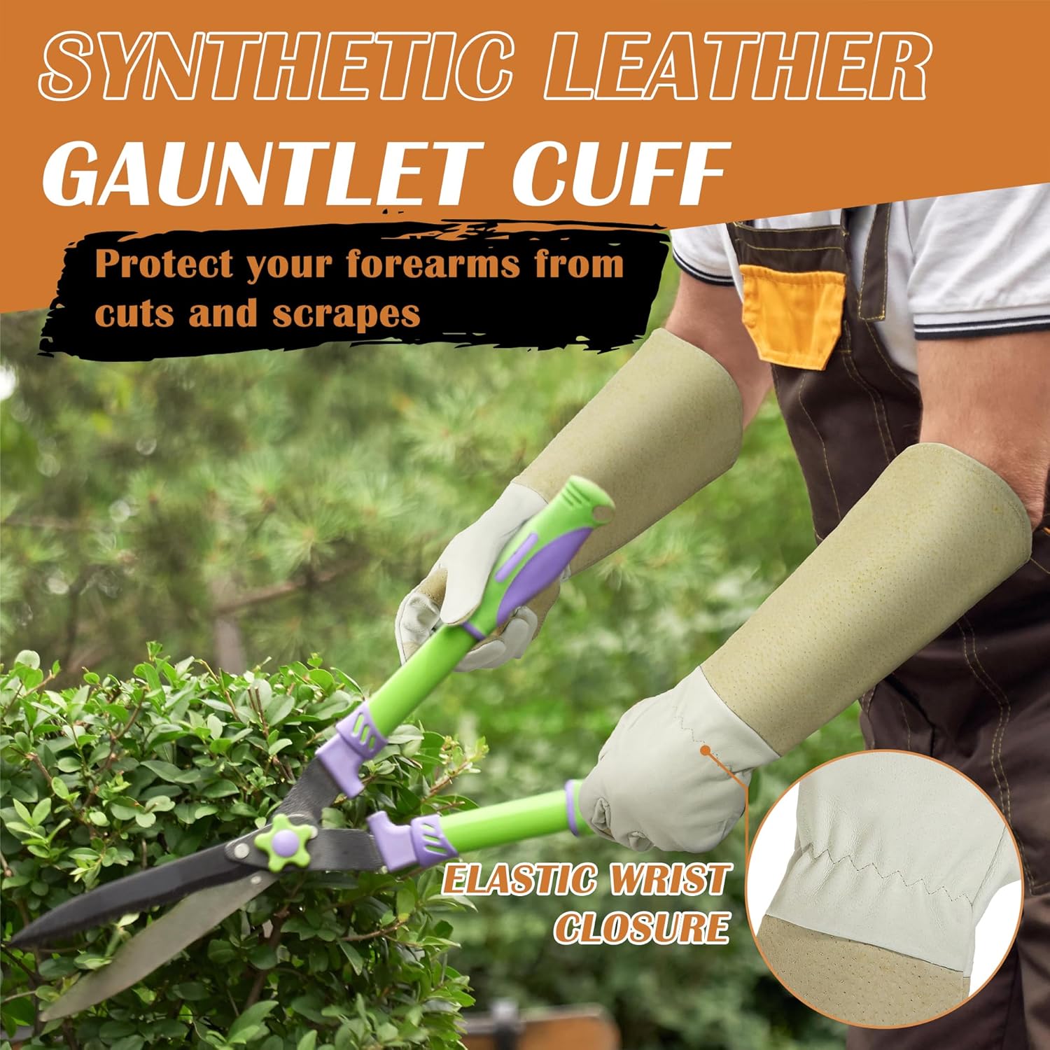 HANDLANDY Rose Pruning Gloves for Men Women, Thorn Proof Gardening Gloves