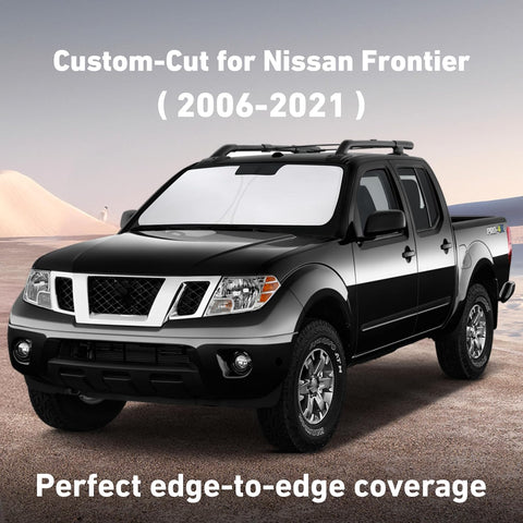 EcoNour Windshield Sunshade Compatible for Nissan Frontier 2006-2020 2021