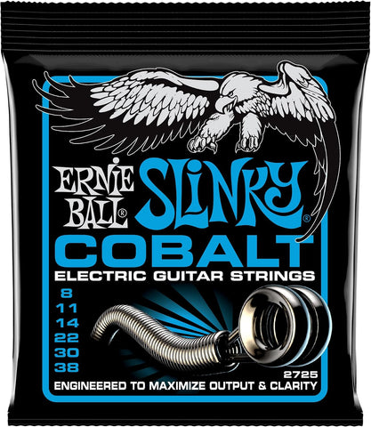 Ernie Ball Super Slinky Cobalt Electric Guitar Strings, 9-42 Gauge (P02723)