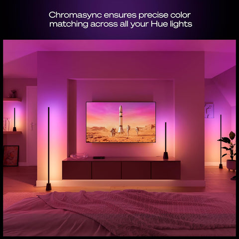 Philips Hue Play Table Lamp, RGBWWIC LED, 23.6", 1-Pack