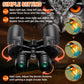 10-30x50 Zoom Binoculars for Adults, High Powered Military Binoculars for Bird Watching Traveling Hunting Concerts with Large View,BAK4,FMC Lens,Clear Low Light Vision at Night…