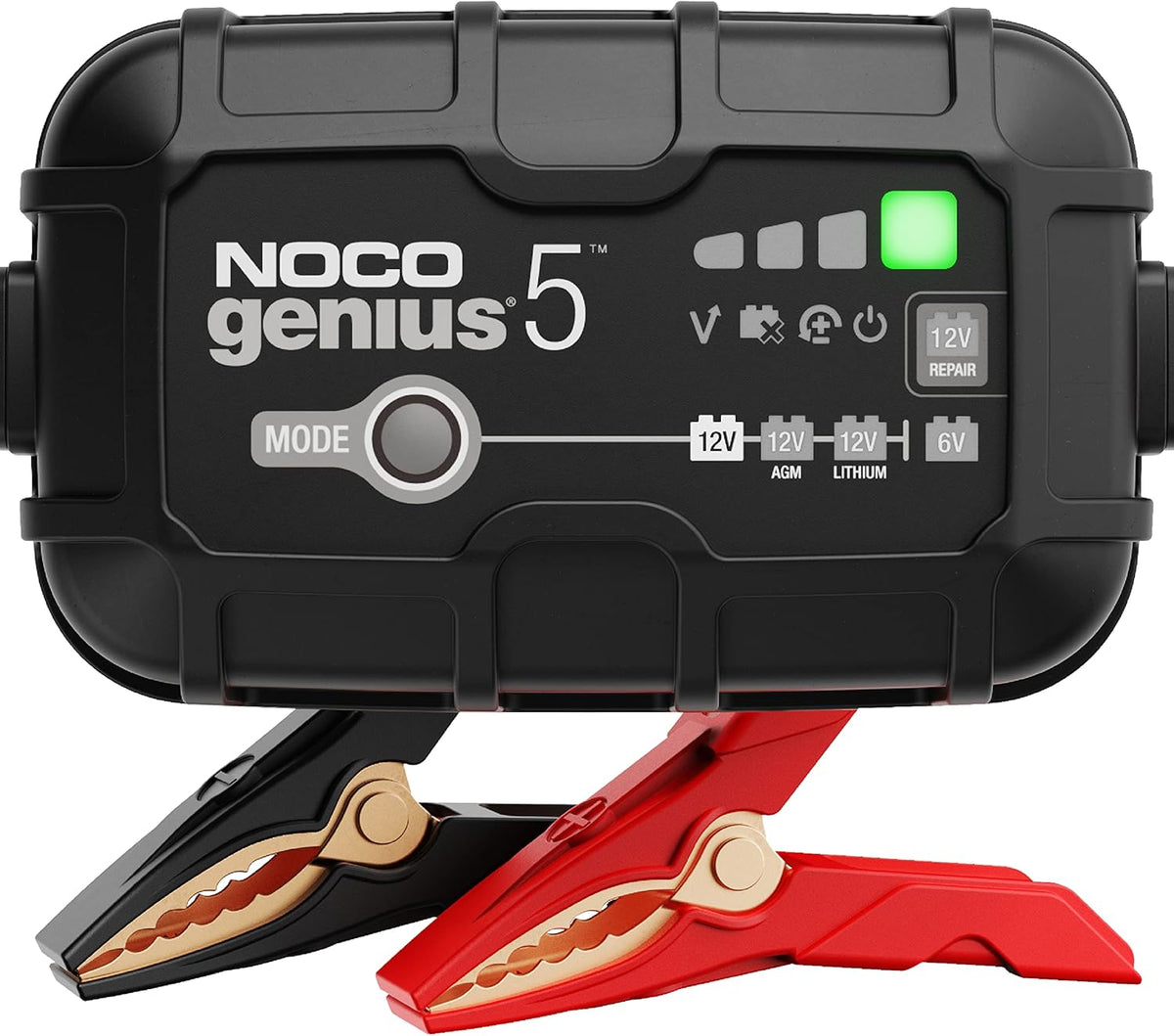 NOCO GENIUS5 5A 6/12V Smart Battery Charger, Trickle Charger & Maintainer