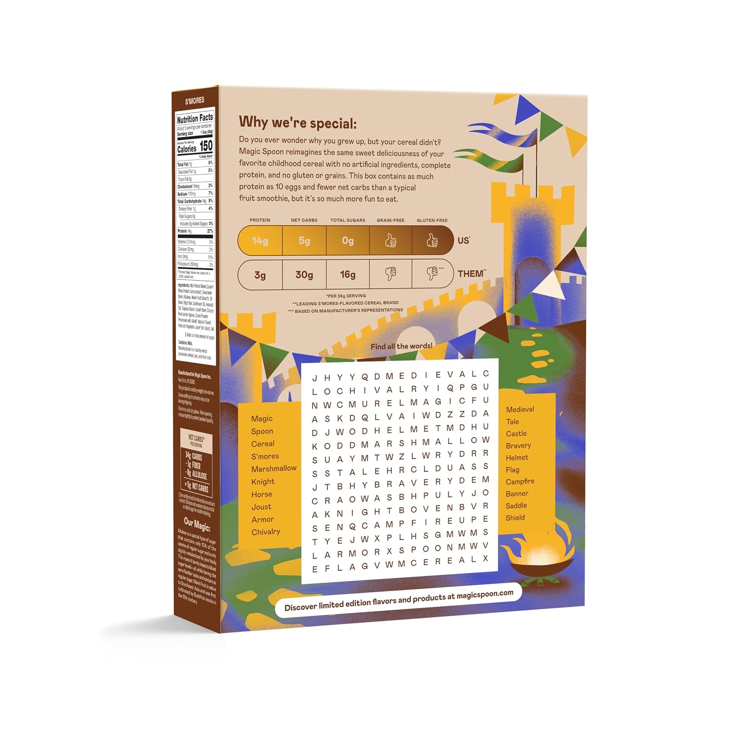 Magic Spoon Smores Marbits Cereal, 1 Box