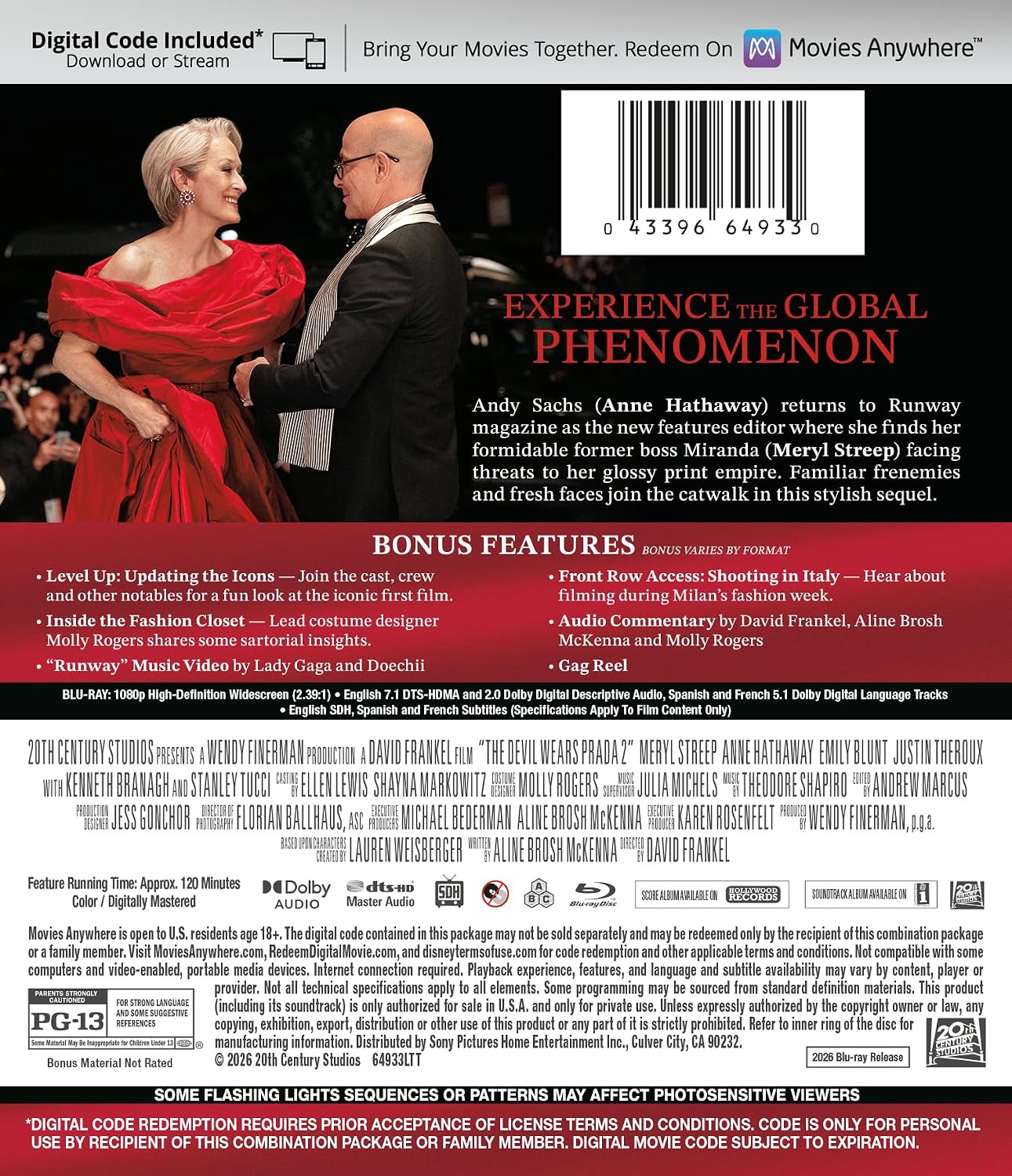 The Devil Wears Prada 2 - Blu-ray + Digital
