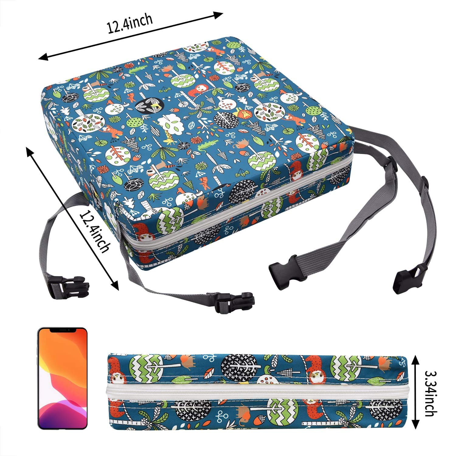 Booster Seat for Kitchen Chair, Detachable Washable Cover Chair Cushion
