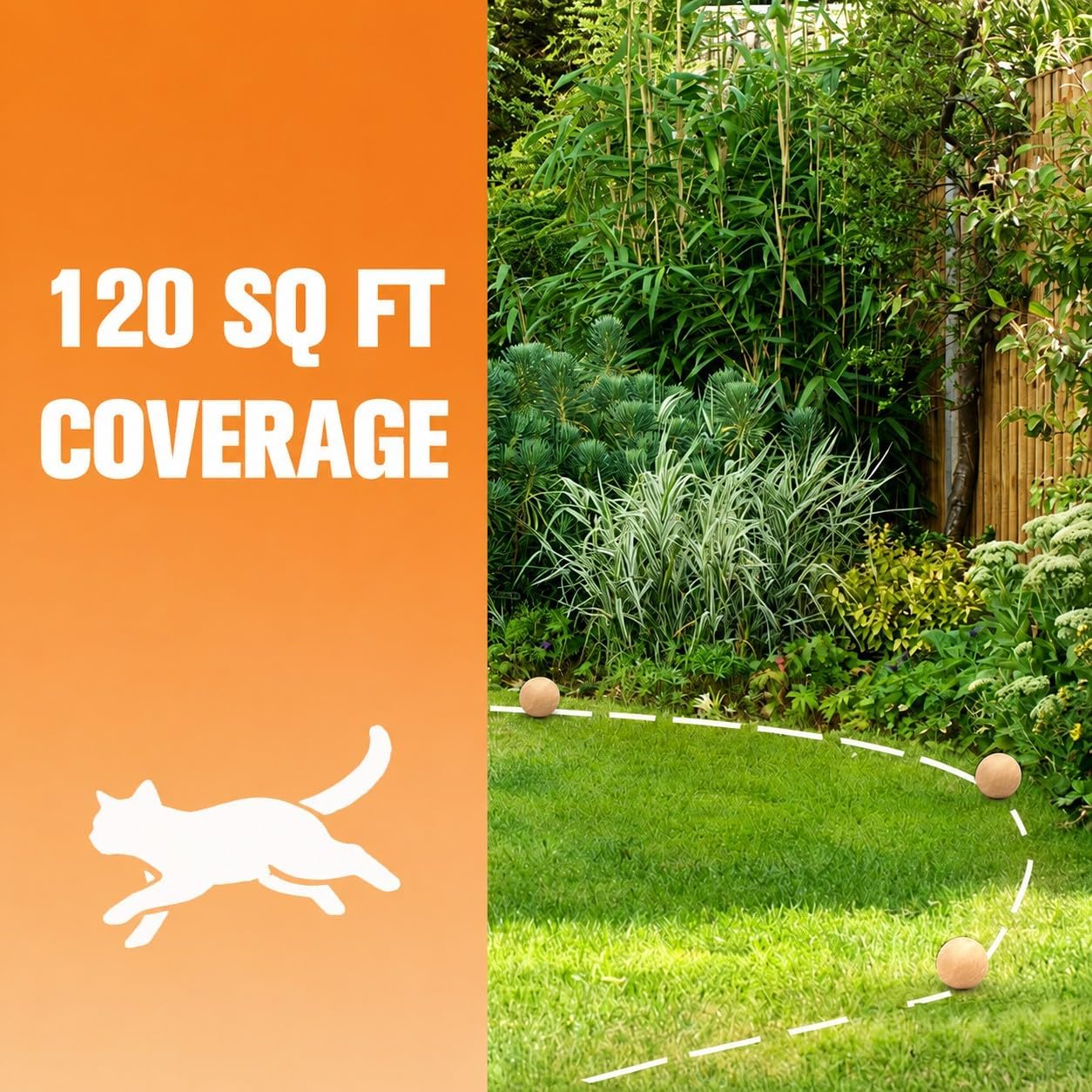 Cat Repellent Outdoor/Indoor, Cat Deterrent Outdoor, Keep Cats Away, Cat Repellent for Yard, Outdoor Cat Repellent, Cat Deterrent Indoor, Safe Around People, Pets & Plants- 12 Packs