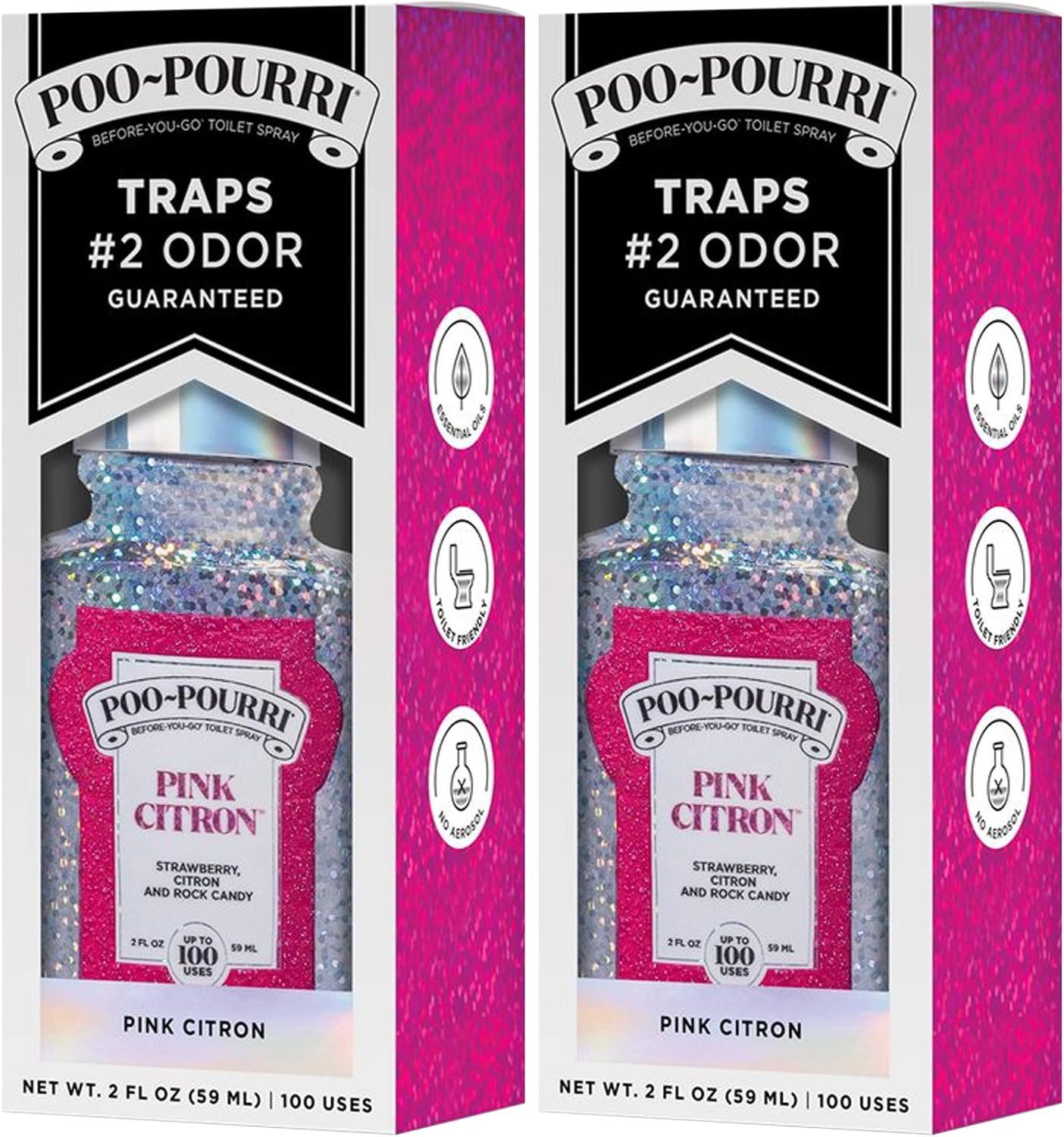 Poo-Pourri Before-You-go Toilet Spray, Yule Log, 2 Fl Oz