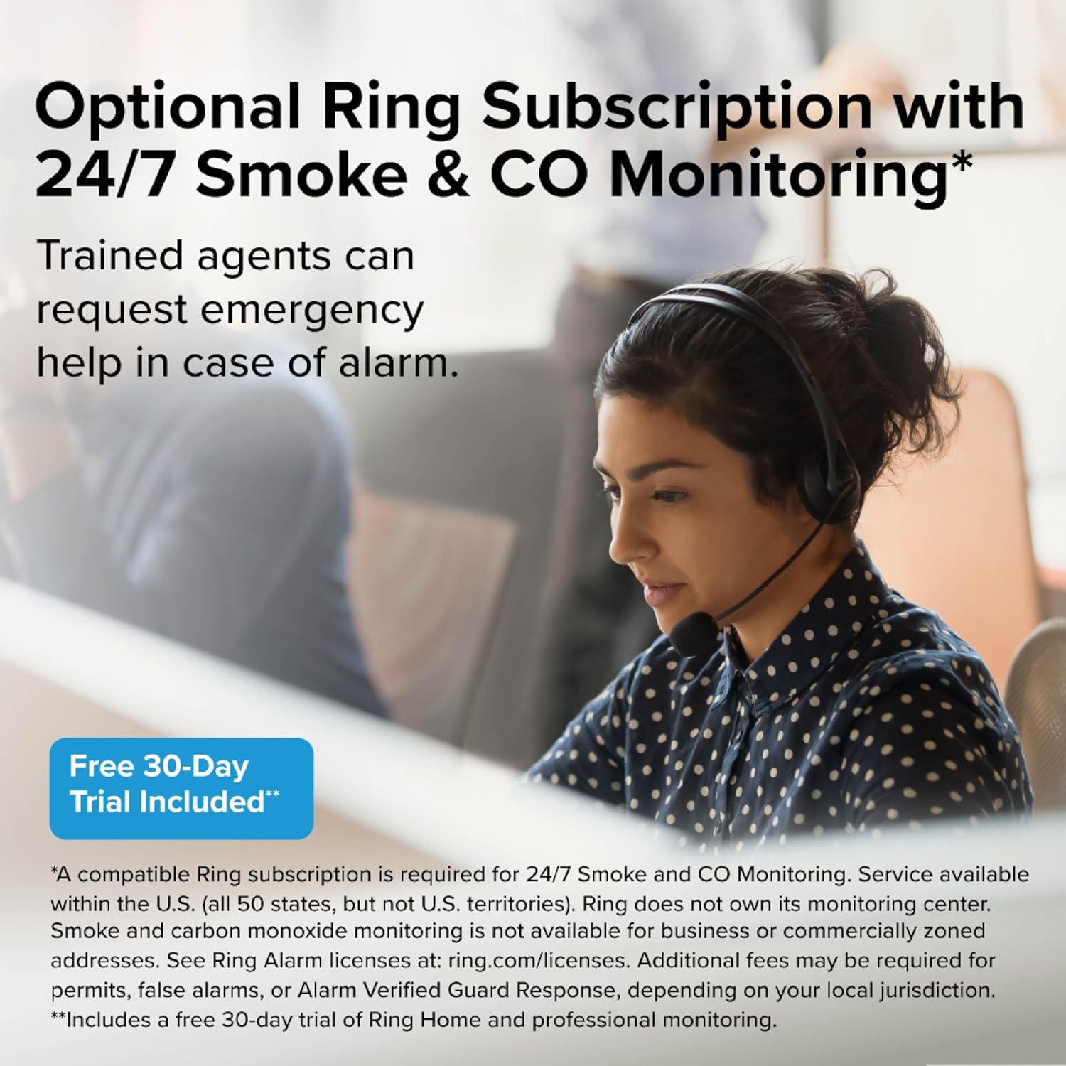 Kidde Smart Smoke & CO Detector with Ring, AA Battery, RGCUDR-RW