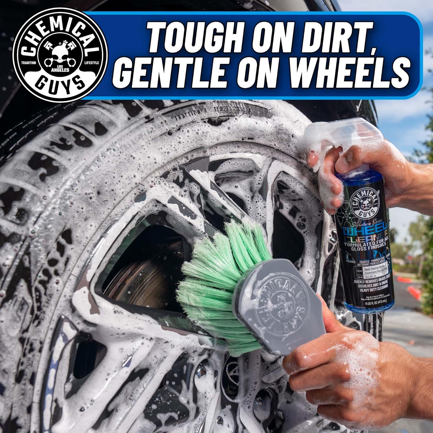 Chemical Guys, Signature Series Wheel Cleaner Spray for All Finishes, 16 oz