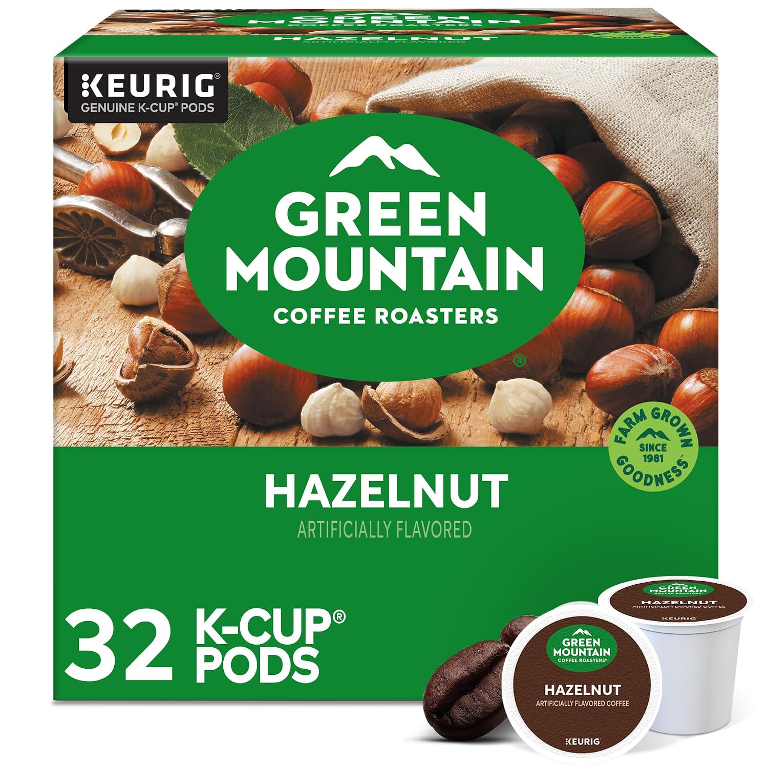 Green Mountain Coffee Roasters Caramel Vanilla Cream Coffee, Keurig Single-Serve K-Cup pods, Light Roast, 96 Count