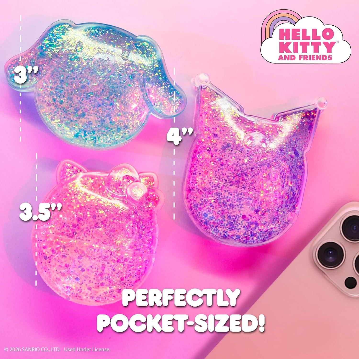 Horizon Group USA Slimygloop Gelli Gels, Hello Kitty & Friends 3 Pack
