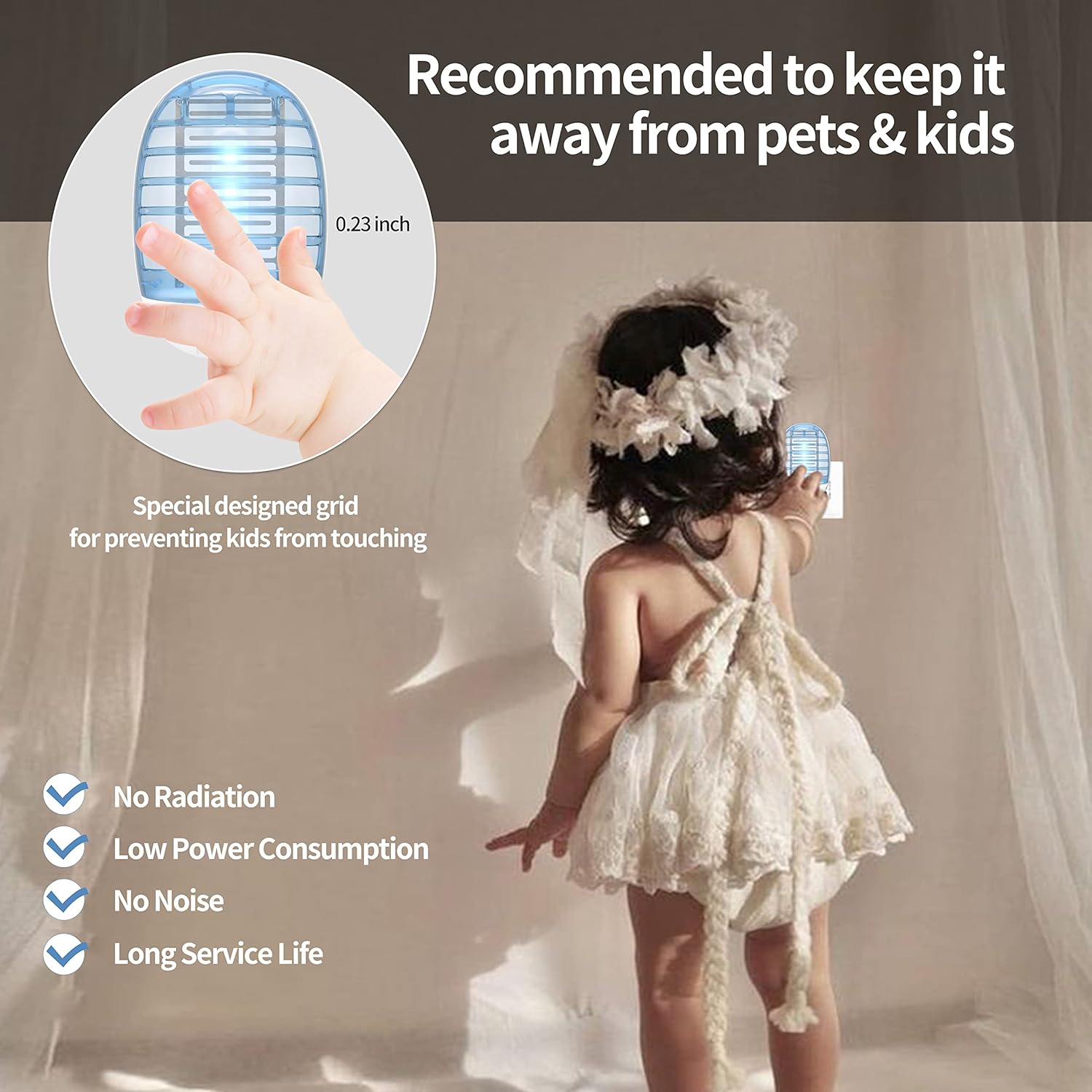 Indoor Bug Zappers, Fly Traps for Indoors, Mosquito Killer for Home