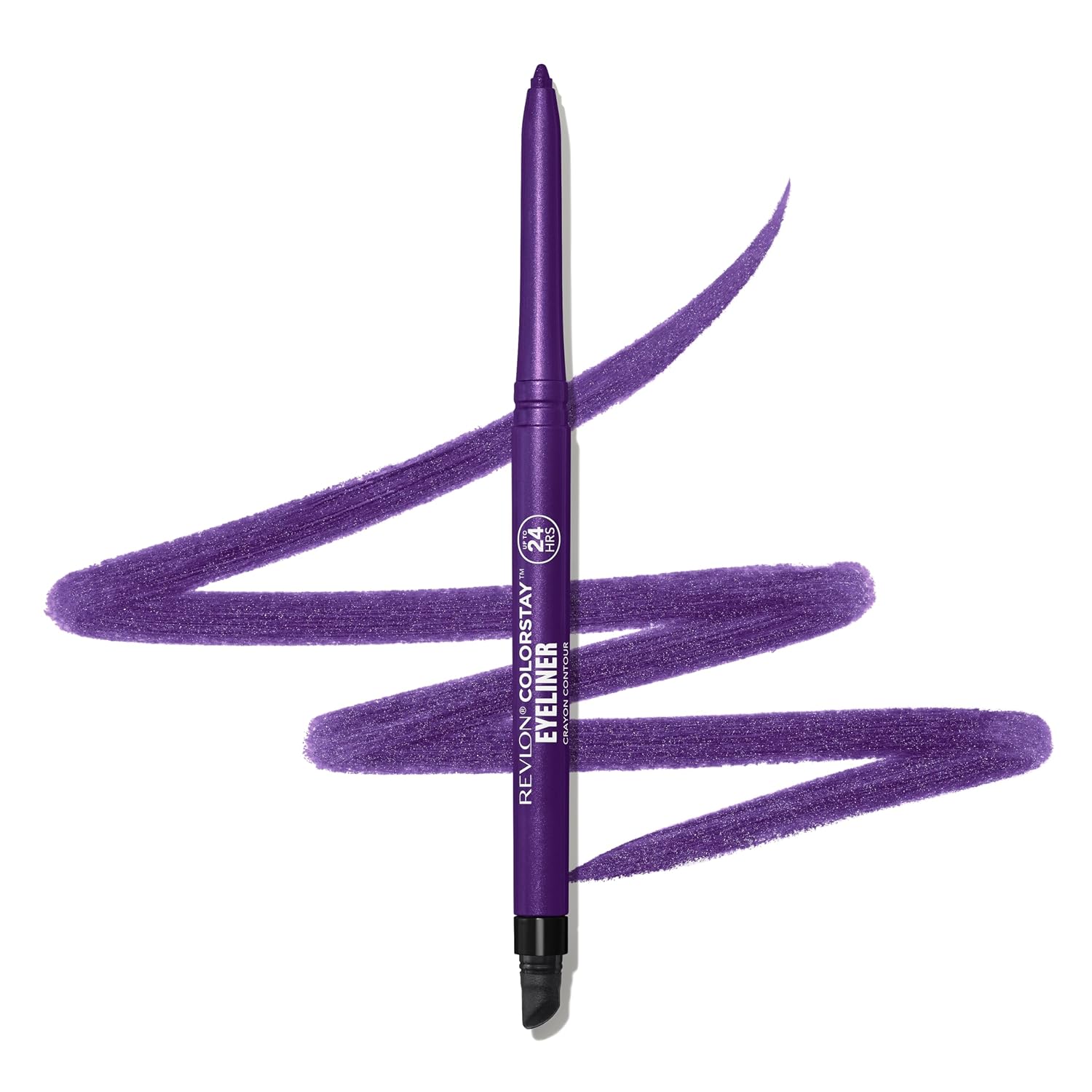 REVLON ColorStay Pencil Waterproof Eyeliner, 214 Grape, 0.01 oz