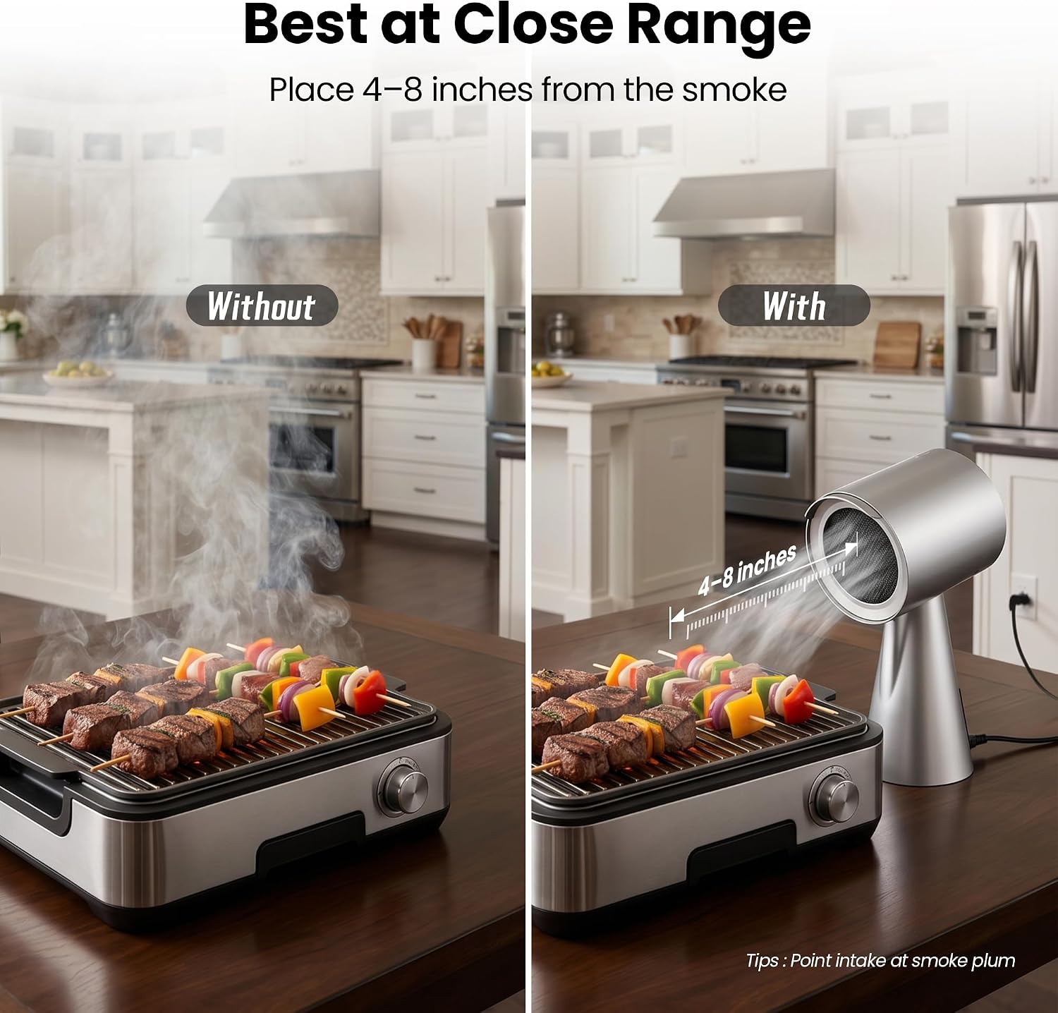 Portable Range Hood Fan for Countertop Cooking