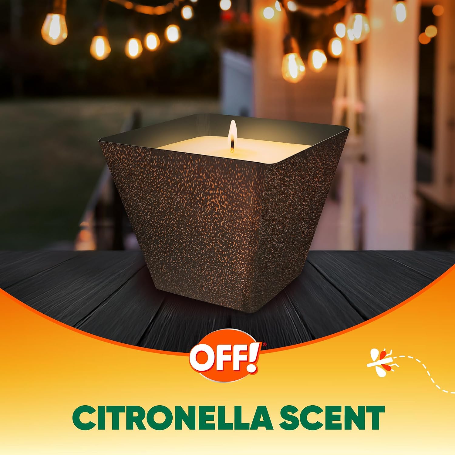 OFF! Backyard Citronella Outdoor Candle, 8 oz (2-Pack)