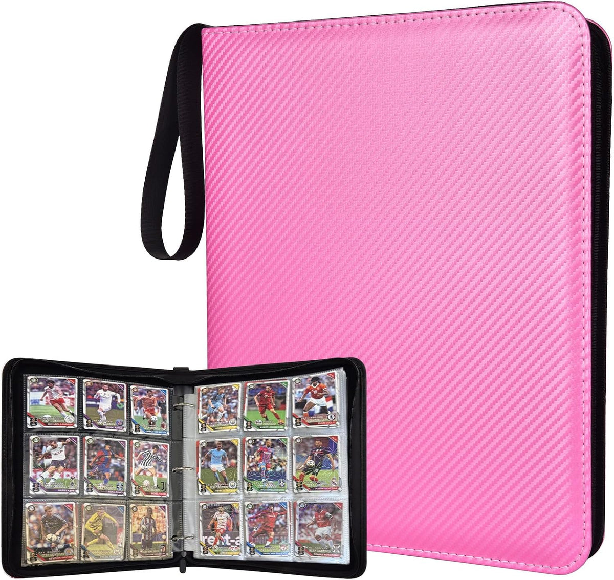 Portable 9-Pocket Trading Card Binder, Holds 1080 Cards