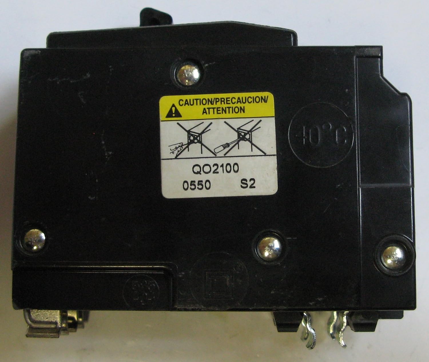 Square D Type QO 2-Pole Molded Case Circuit Breaker 100A QO2100