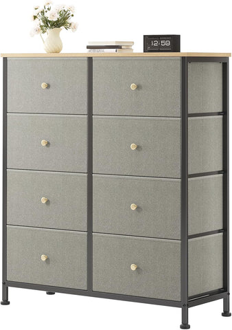 OLIXIS 8 Drawer Storage Dresser for Bedroom, Closet Organizers Units