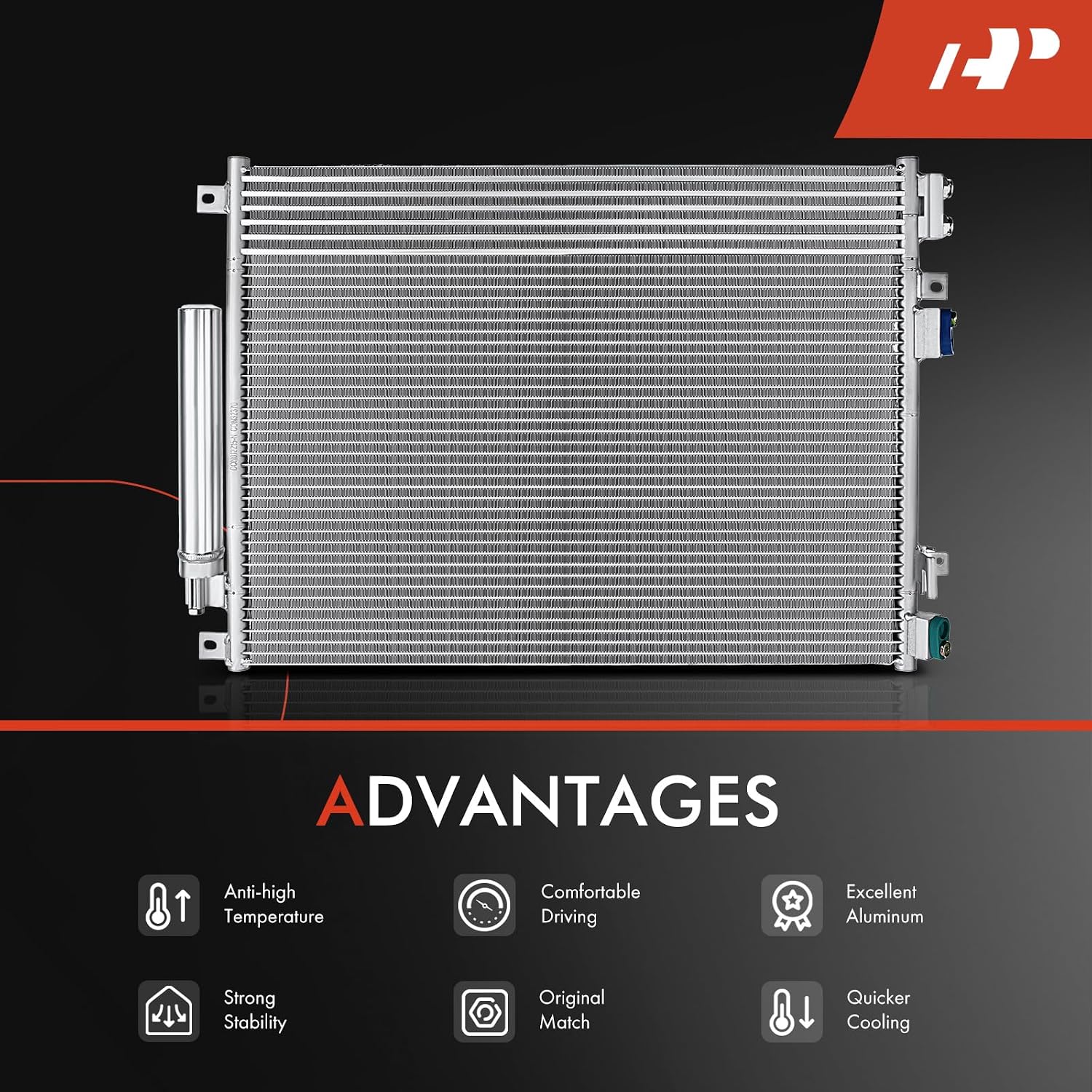 A-Premium Air Conditioning Condenser Compatible with Chrysler & Dodge