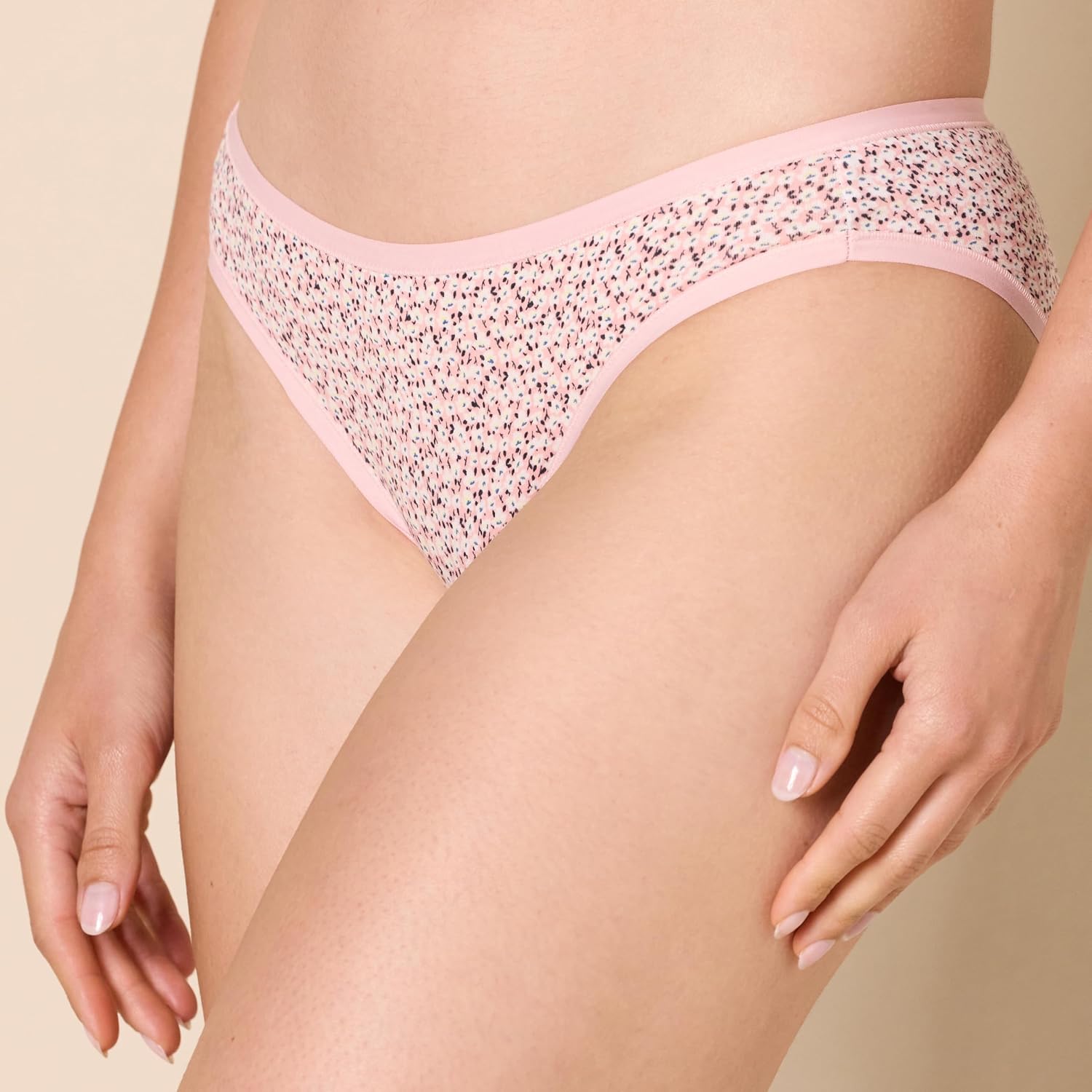 Amazon Essentials Women's Cotton Spandex Bikini Brief Underwear (Available in Plus Size)