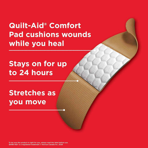 BAND-AID Brand Flexible Fabric Adhesive Bandages, Extra Large, 2 x 10 Count