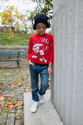 Nickelodeon Paw Patrol Boys' 3-Pack Long Sleeve T-Shirts Toddler to Little Kid