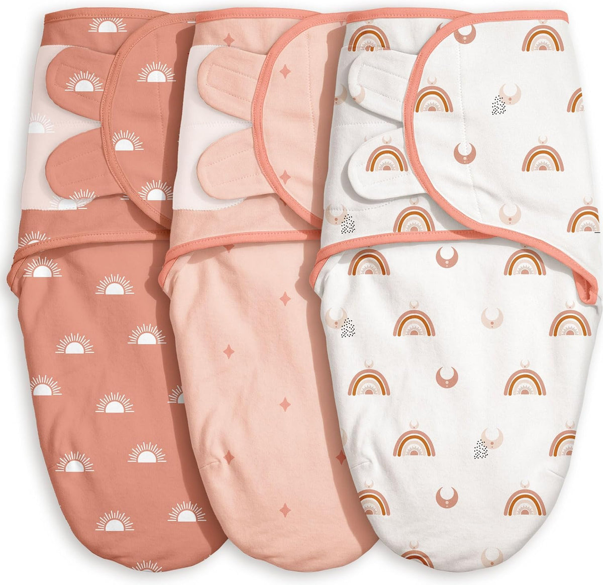 GLLQUEN BABY Swaddles for Newborns 0-3 Months, Adjustable & Easy Fastener