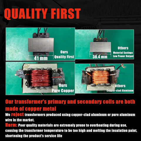 ATOLS Upgraded Plastic Welder, 1000PCS Staples, Pure Copper Transformer, Rapid Heating, Plastic Welding Kit, Hot Stapler Kit, Plastic Welder Gun Kit, Car Bumper Repair Kit, Plastic Repair Kit(Red)