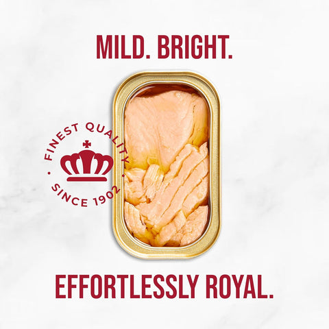 King Oscar Skinless & Boneless Salmon in Olive Oil Lemon, 4.05 oz, 12-Pk