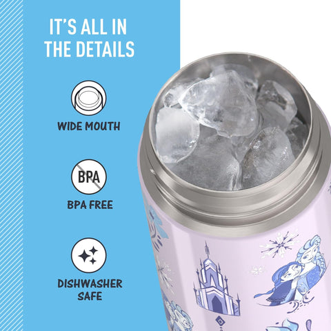 THERMOS FUNTAINER Water Bottle with Spout, 16oz, Frozen