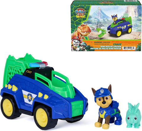 PAW Patrol The Dino Movie Chase Dino Rescue Cruiser Toy Car Vehicle