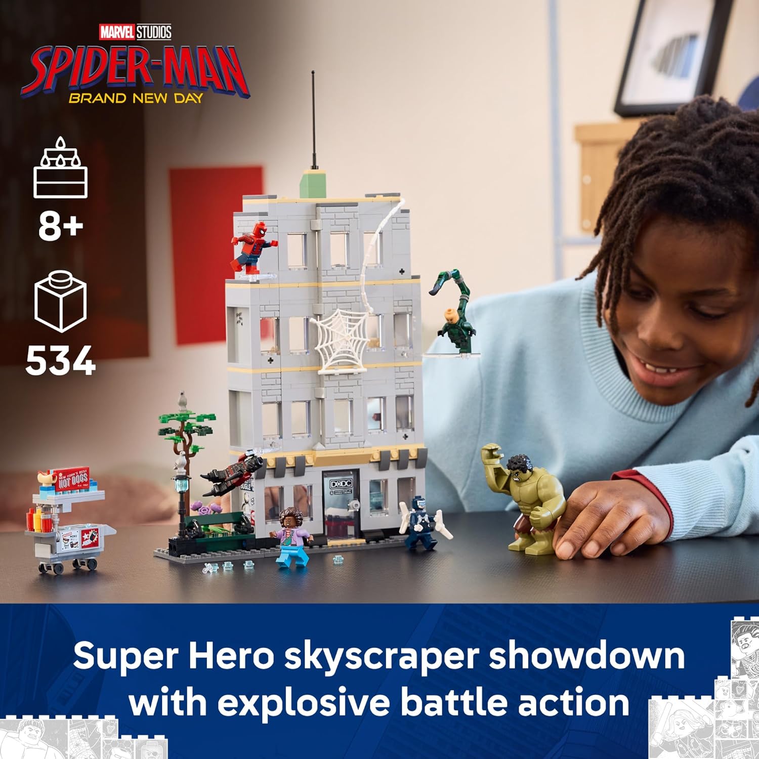 LEGO Marvel Spider-Man vs. Hulk Epic Clash 76350