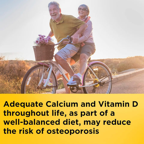 Nature Made Calcium 600 mg with Vitamin D3 for Bone Support, 220 Tablets