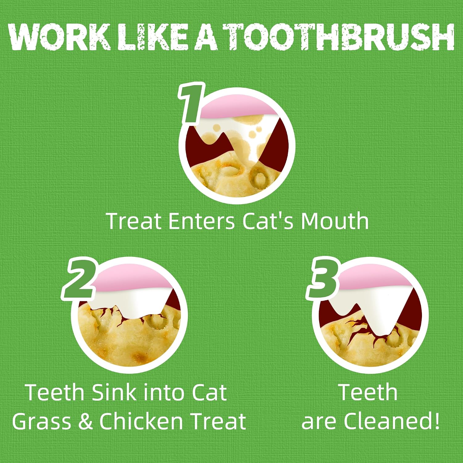 Just Try Cat Grass Jerky Treats for Indoor Cats, 16 oz
