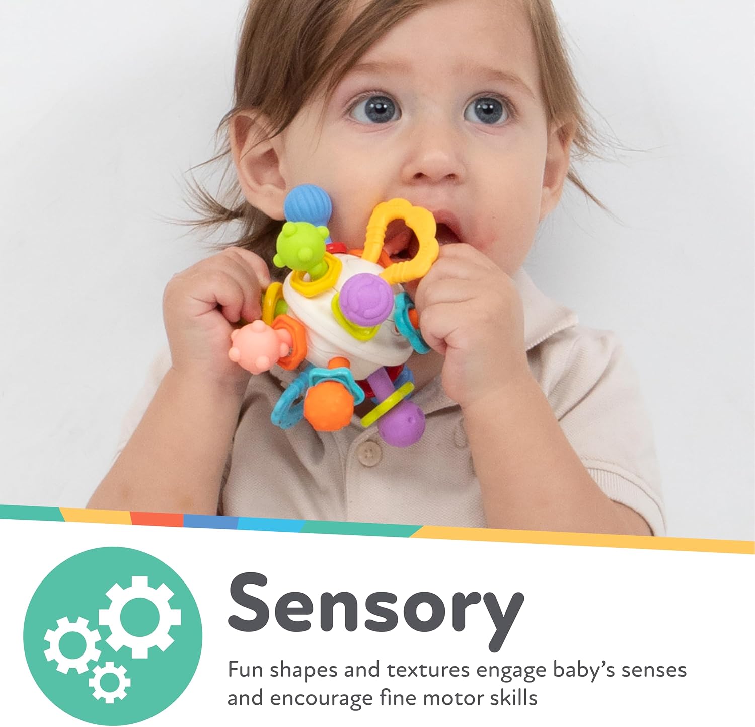 Nuby Twist Ball Teether Activity Toy