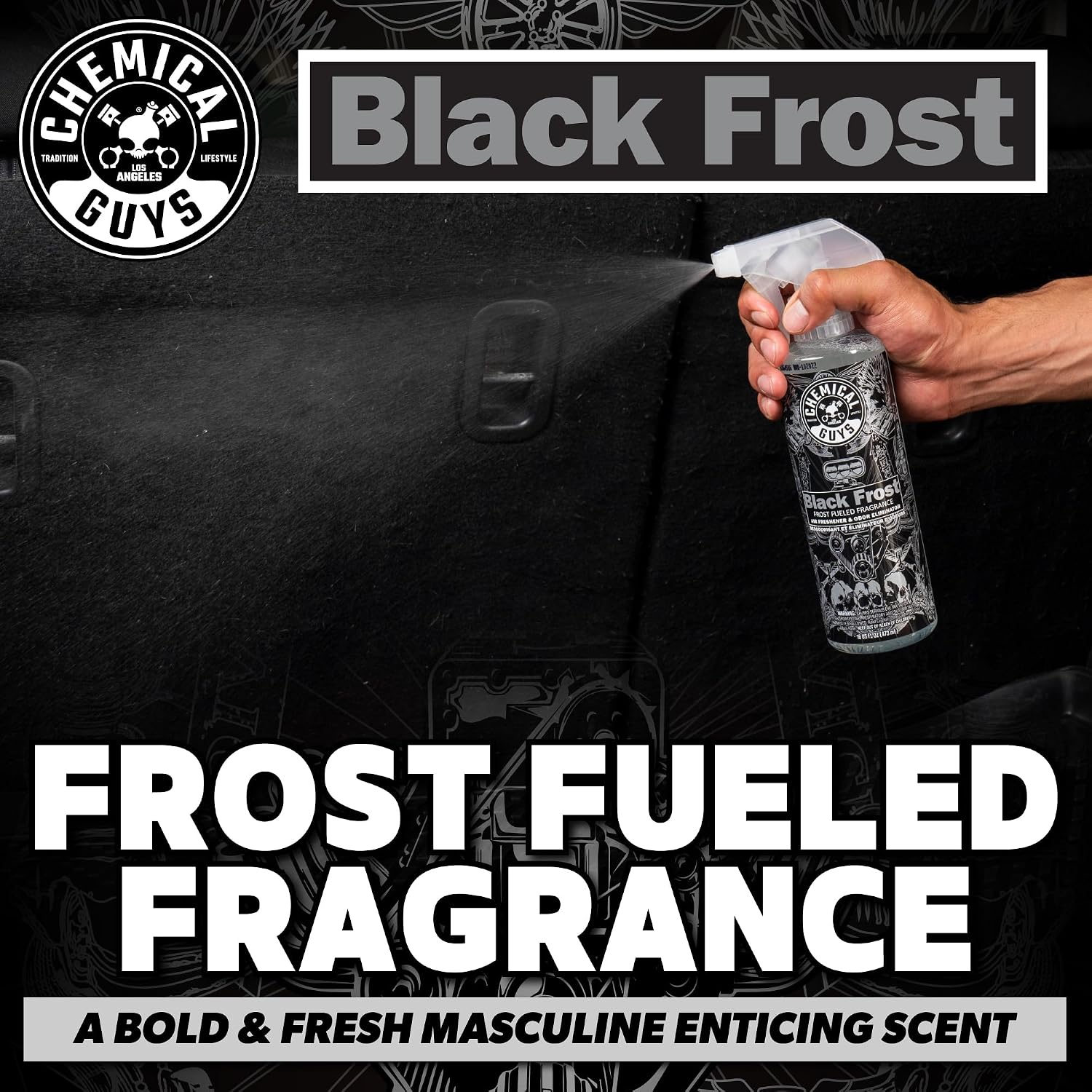 Chemical Guys, Black Frost Air Freshener & Odor Neutralizer Spray, 16 oz
