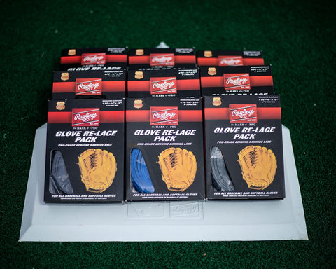 Rawlings | Glove RE-LACE Pack | Baseball/Softball | 4 pcs. Standard 3/16" X 72" Lace with Lacing Tool | Multiple Colors