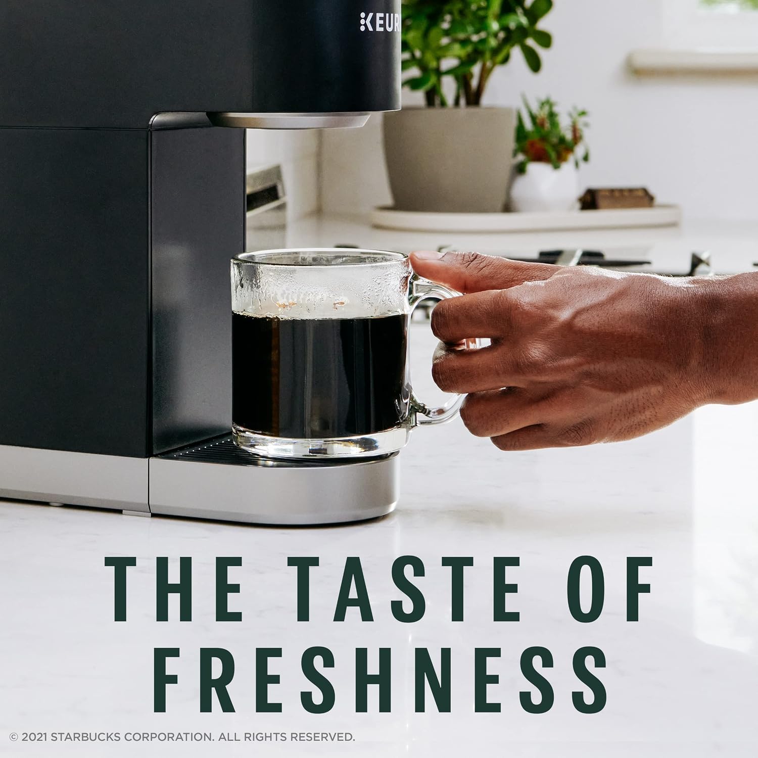 Starbucks K-Cup Coffee Pods, Medium Roast Hot or Iced Coffee, Pike Place Roast, 60 Keurig Pods ​