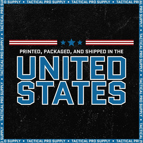 Tactical Pro Supply PVC American Flag Snapback Hat for Men and Women