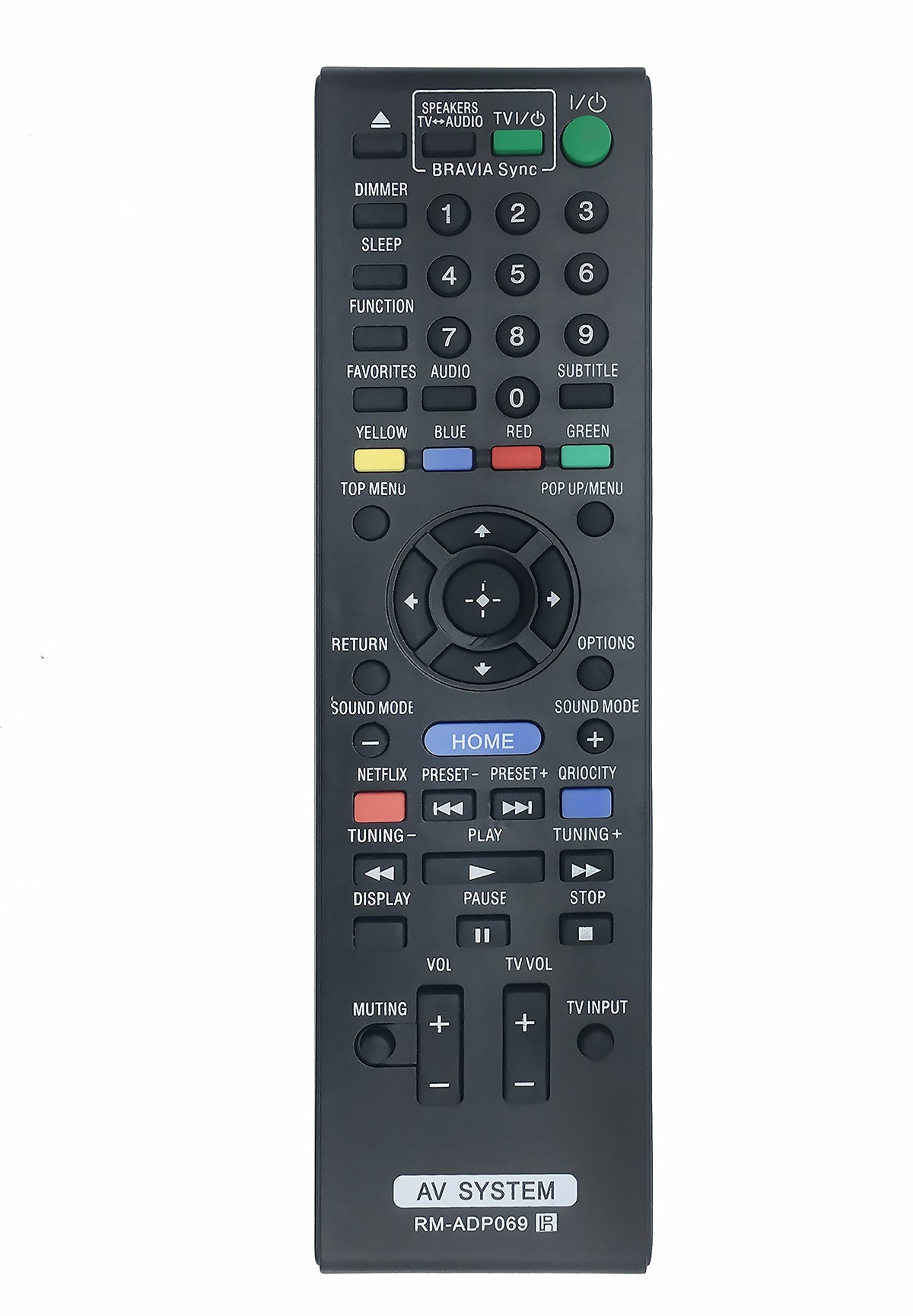RM-ADP069 Replaced Remote fit for Sony Blu-Ray Disc Player HBD-E580 BDV-N790W HB-DE3100 RM-ADP072 BDV-T58 BDV-T57 HBD-T79 HBD-E280 Audio Vidio System