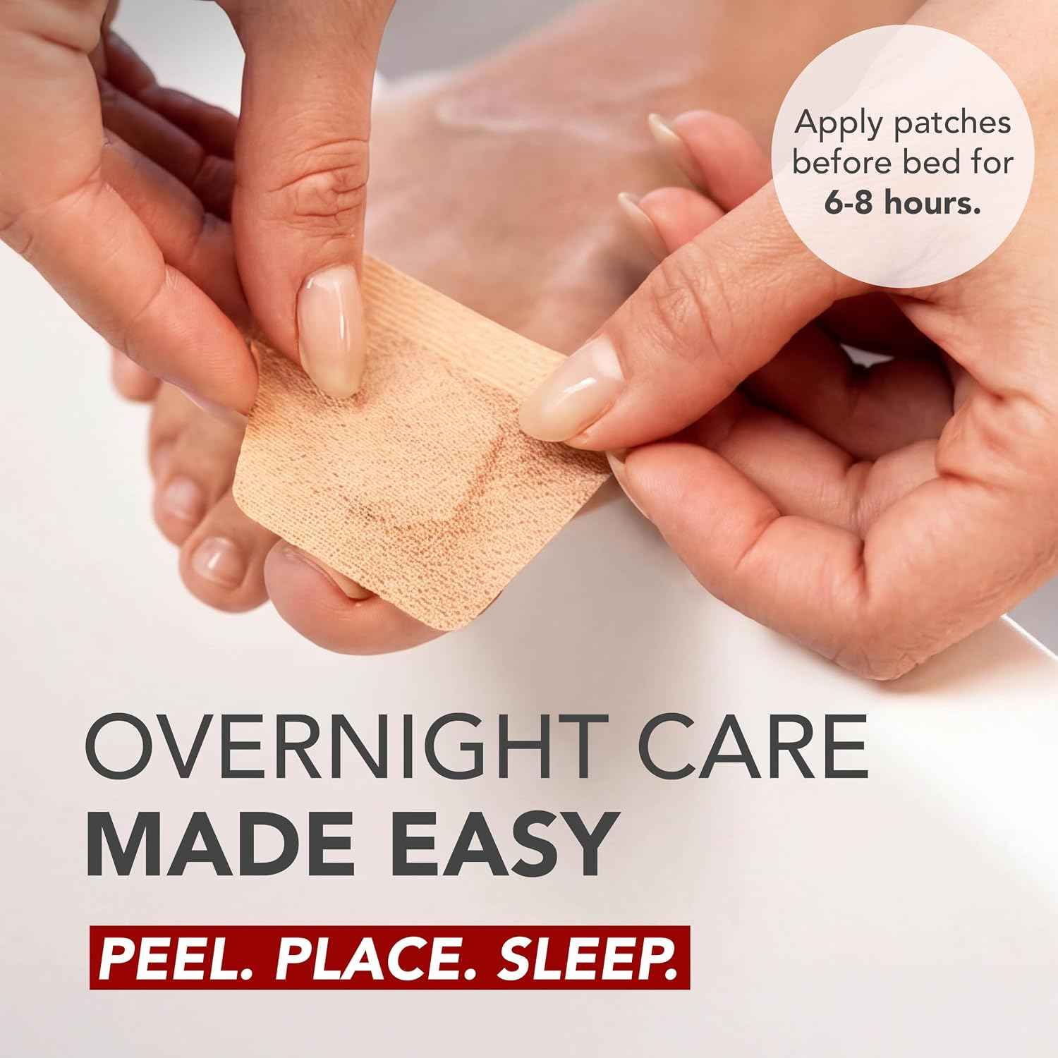Kerasal Nighttime Nail Renewal Patches - 14 Patch Twin Pack - Overnight Restoring Nail Repair | Twin pack overnight nail renewal patches with Urea help improve damaged nail appearance with easy, mess-free use.